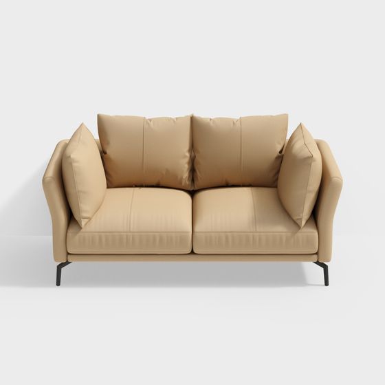 Urban Comfort 3D model Sofa in Modern Aesthetic
