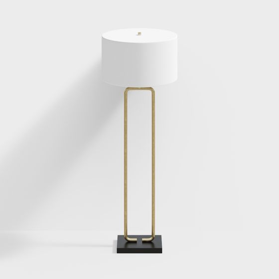 Stylish Modern Floor Lamp 3D model for Creative Spaces