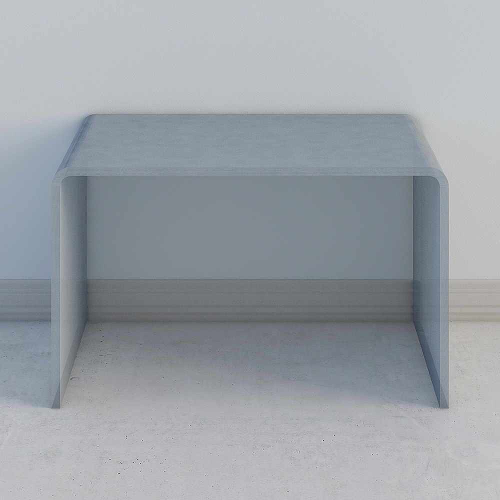 Mesa de café de cristal