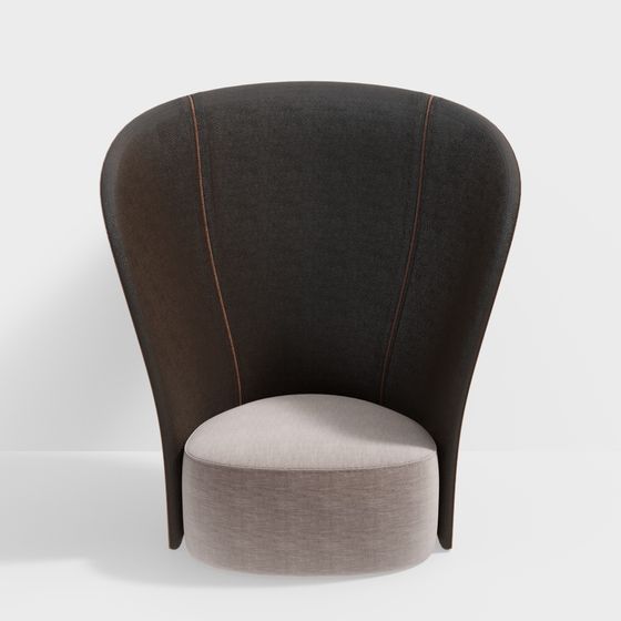 Elegant Cocoon 3D model Chair Design