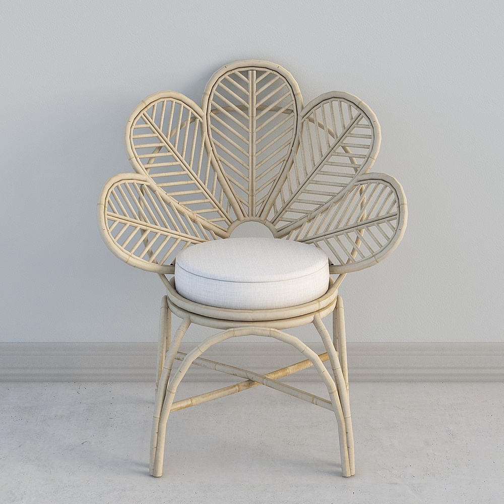 Mekar Flower Rattan Chair
