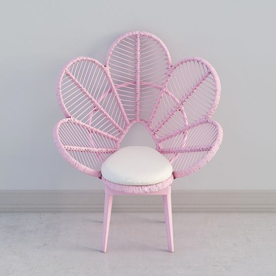 Floral Fantasy Chair 3D model