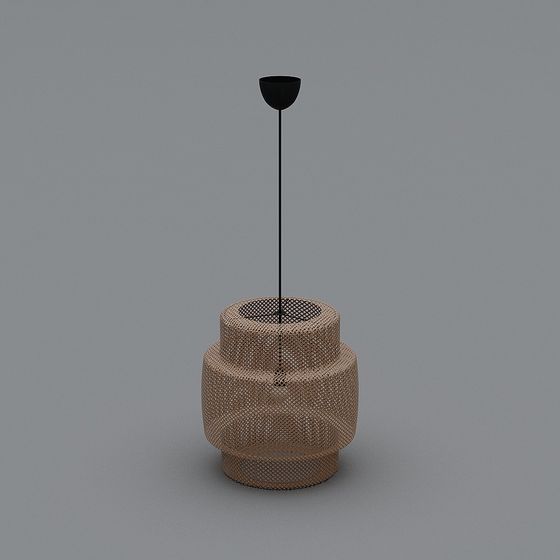 Woven Light Pendant Lamp 3D model