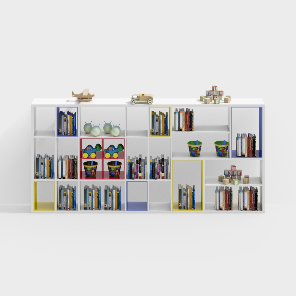 Kindergarten bookshelf