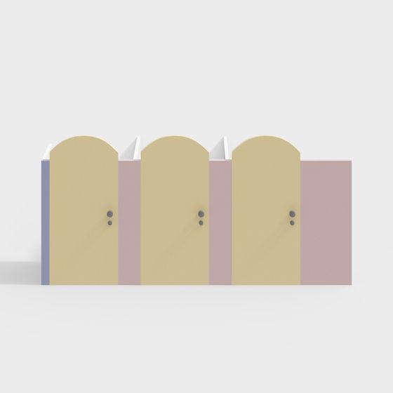 Artistic Colorful Archway 3D Model