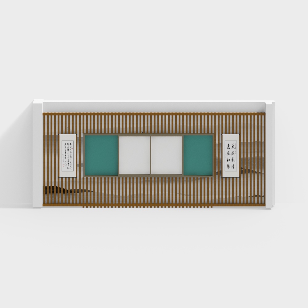 Chinese culture classroom background wall