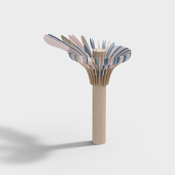 Pilares de madera de guardería