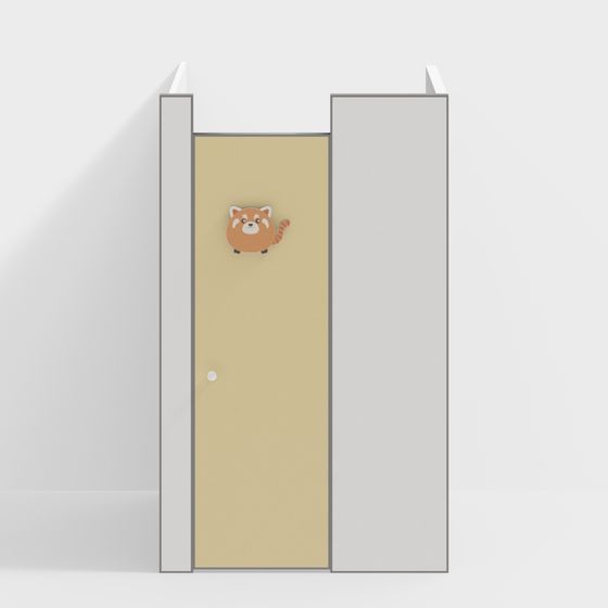 Cozy Little Door 3D model