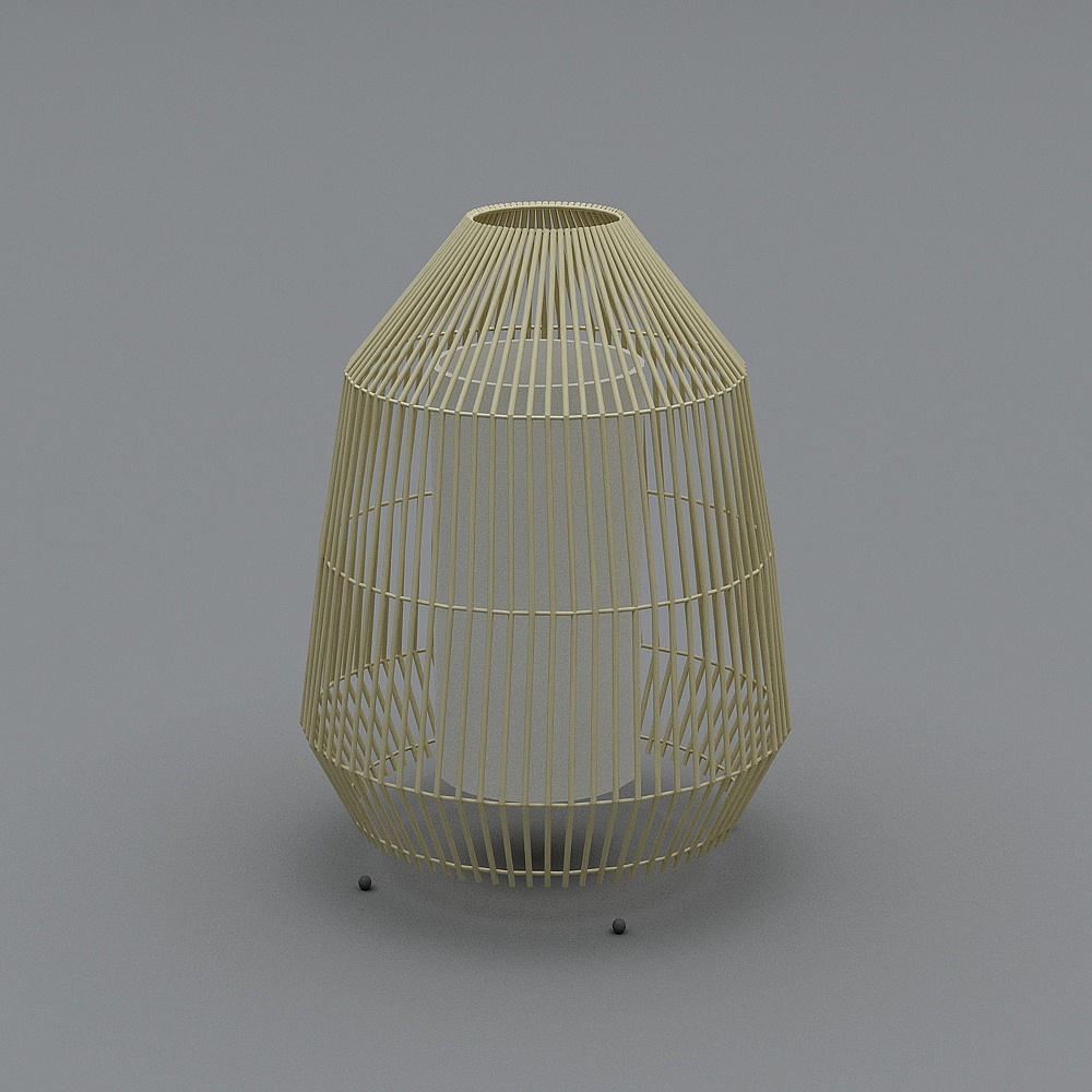Bamboo Weaving Lantern 3D model