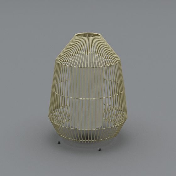 Bamboo Weaving Lantern 3D model