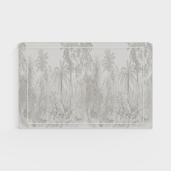 マスターベッドルームサイド背景壁