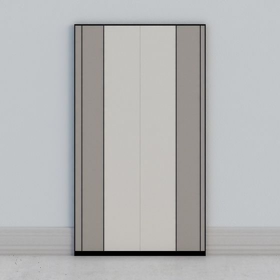 Minimalist Door 3D model for Modern Spaces