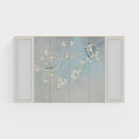 Elegant Low-Polygon Screen 3D model for Creative Projects