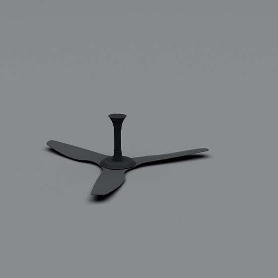 Modern Minimalist Ceiling Fan 3D model