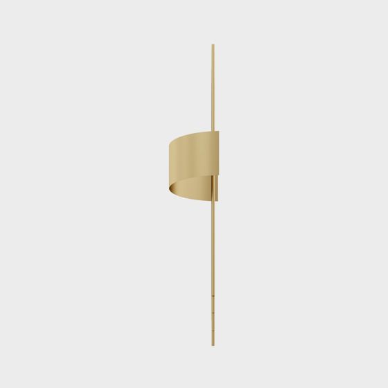 Sleek Streamlined Wall Lamp 3D model
