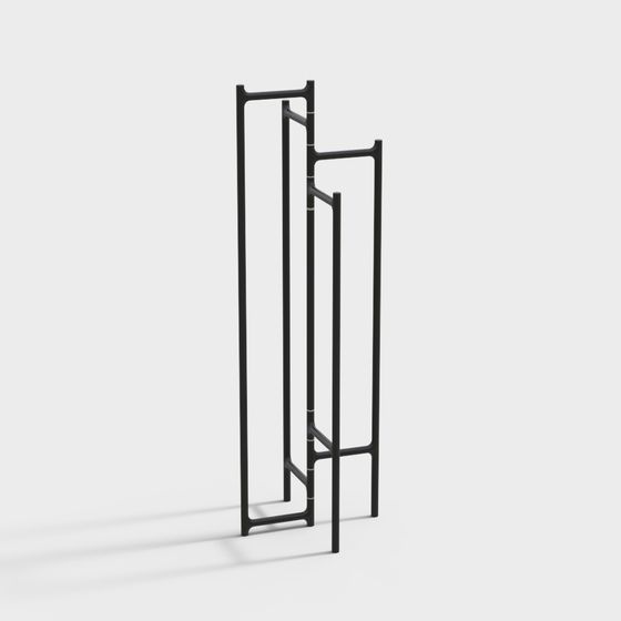 Minimalist Stylish Hanger 3D model for Modern Design
