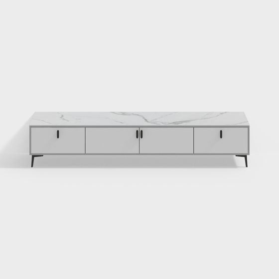 Modern Minimalist TV Cabinet 3D model