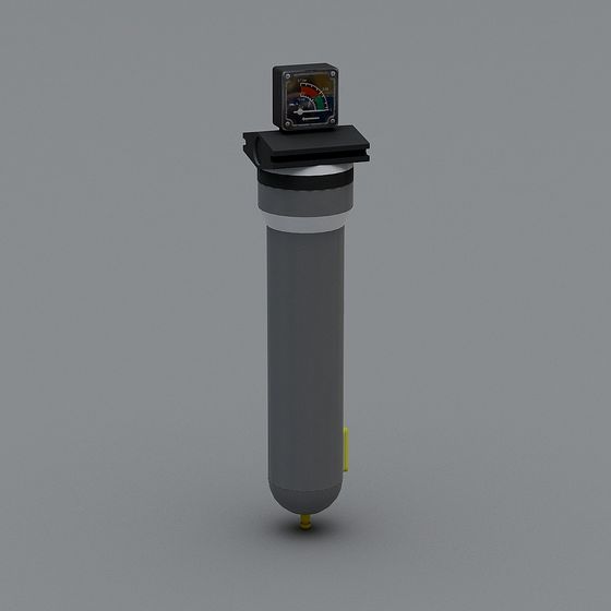 Unique Low-Poly Industrial Aesthetic 3D Model