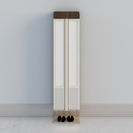 Modern Minimalist Shoe Cabinet 3D model