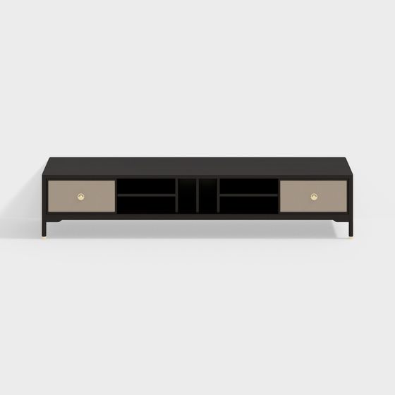 Modern Minimalist TV Cabinet 3D model