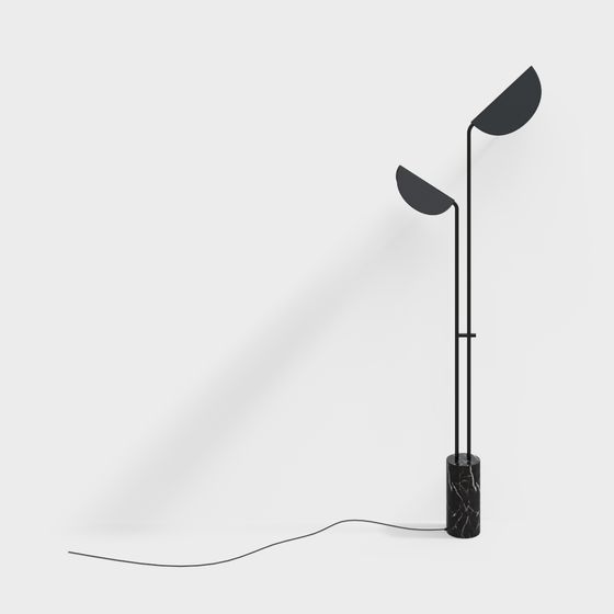 Leaf Shadow Floor Lamp 3D model