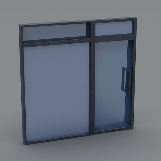 Elegant Minimalist Door Frame 3D model