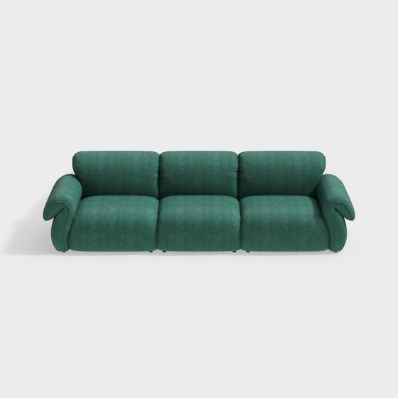 Cozy Retreat 3D model Sofa