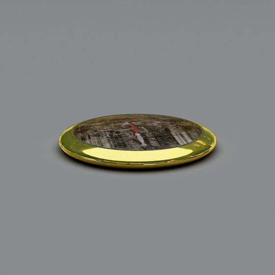 Mirror Disc 3D model for Artistic Designs