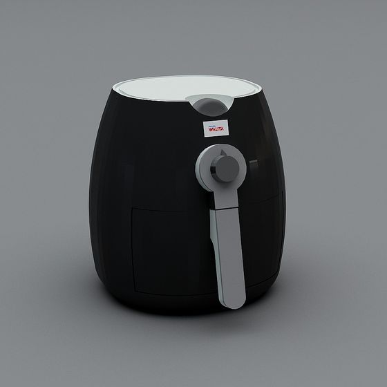 Sleek Air Fryer 3D Model for Modern Kitchens