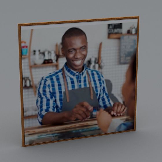 Cozy Family Kitchen 3D model