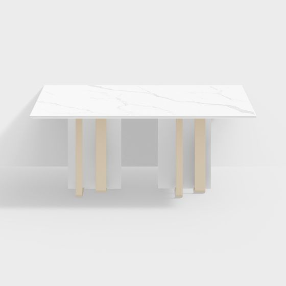 Urban Luxury Dining Table 3D model