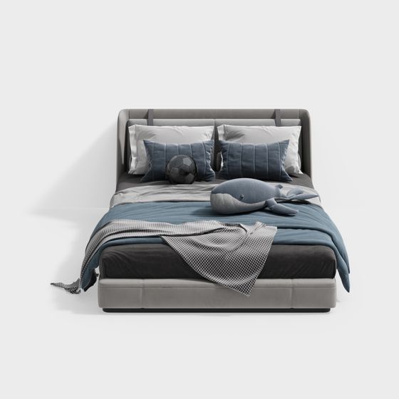 Urban Comfort Bed 3D model
