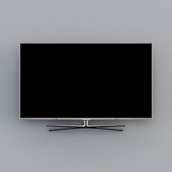 Minimalist Television 3D Model for Modern Design
