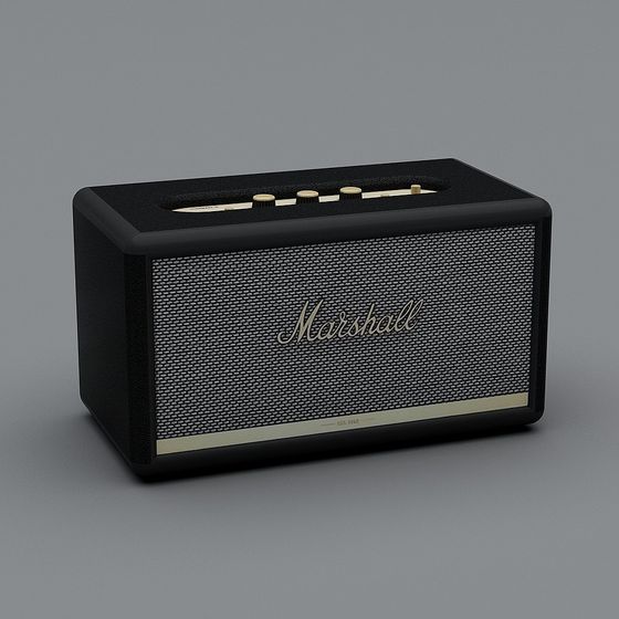 Vintage Marshall Speaker 3D Model