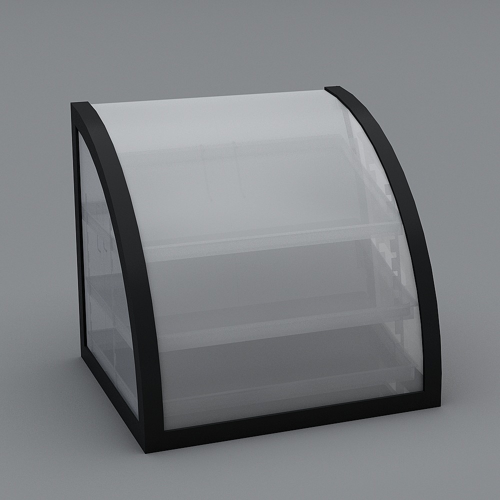 Elegant Low-Polygon Showcase 3D Model