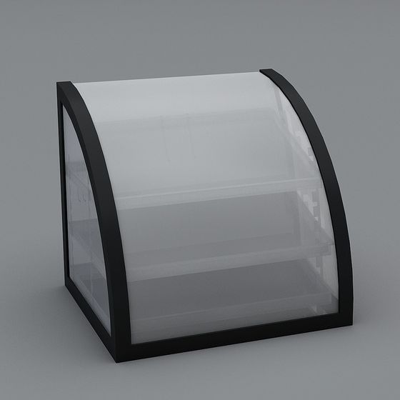 Elegant Low-Polygon Showcase 3D Model