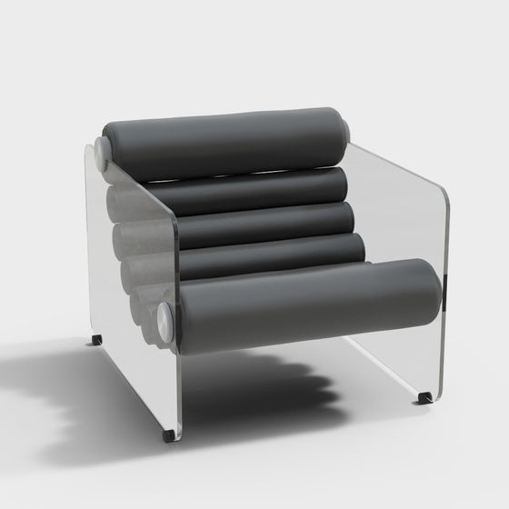 Geometric Minimalist Chair 3D model