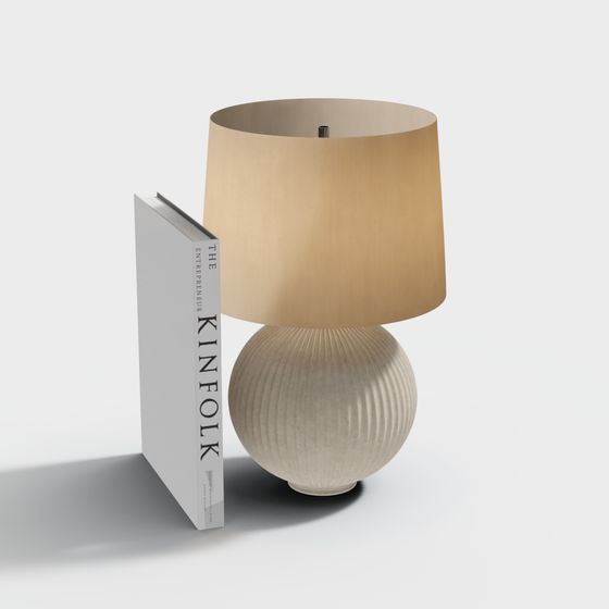 Modern Minimalist 3D Table Lamp Model