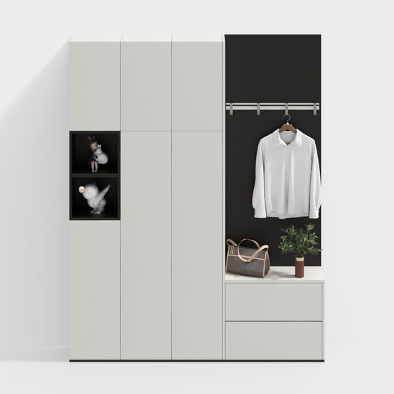 Urban Closet 3D model for Modern Interiors