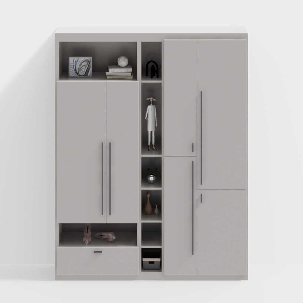 현대적인 신발장