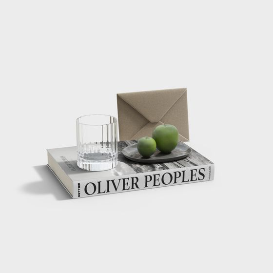 Minimalist Desk Setup 3D model