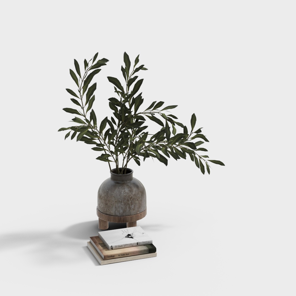 Greenery Vase 3D model