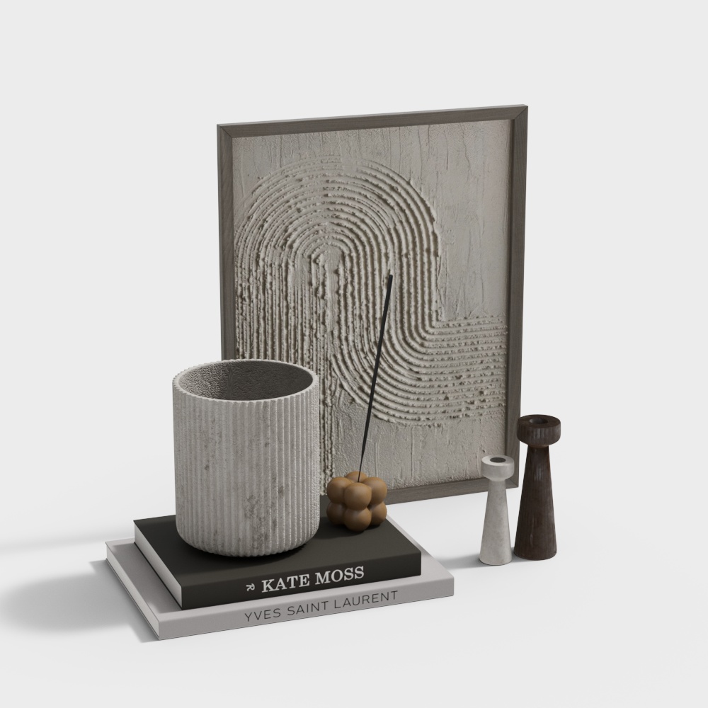 Wabi-Sabi Book Ornament Set