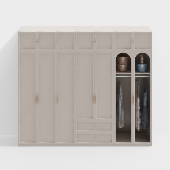 Urban Closet 3D model - Modern Minimalist Design