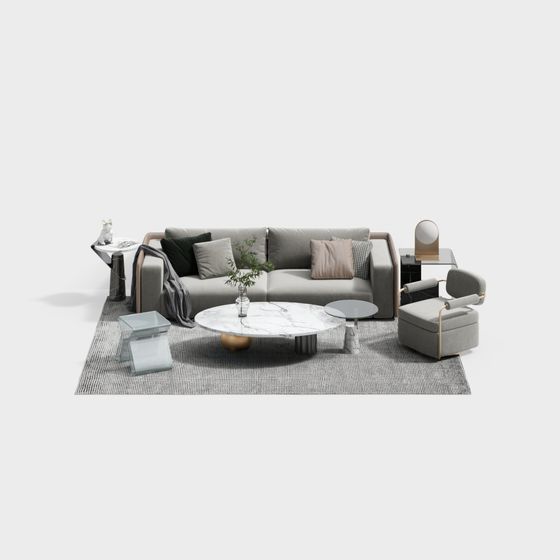 Modern Seats & Sofas,Sectional Sofas,gray