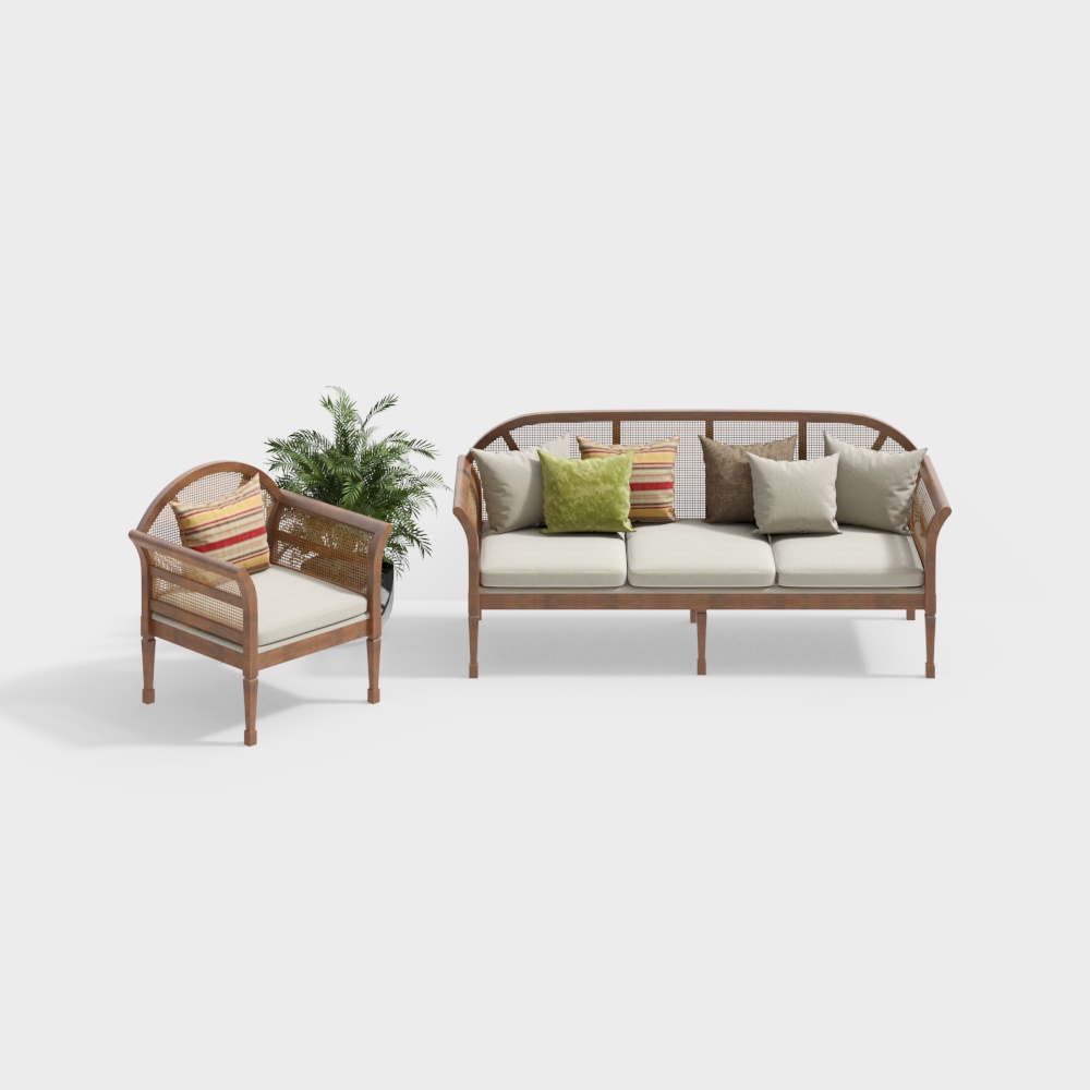 Southeast Asian sofa set