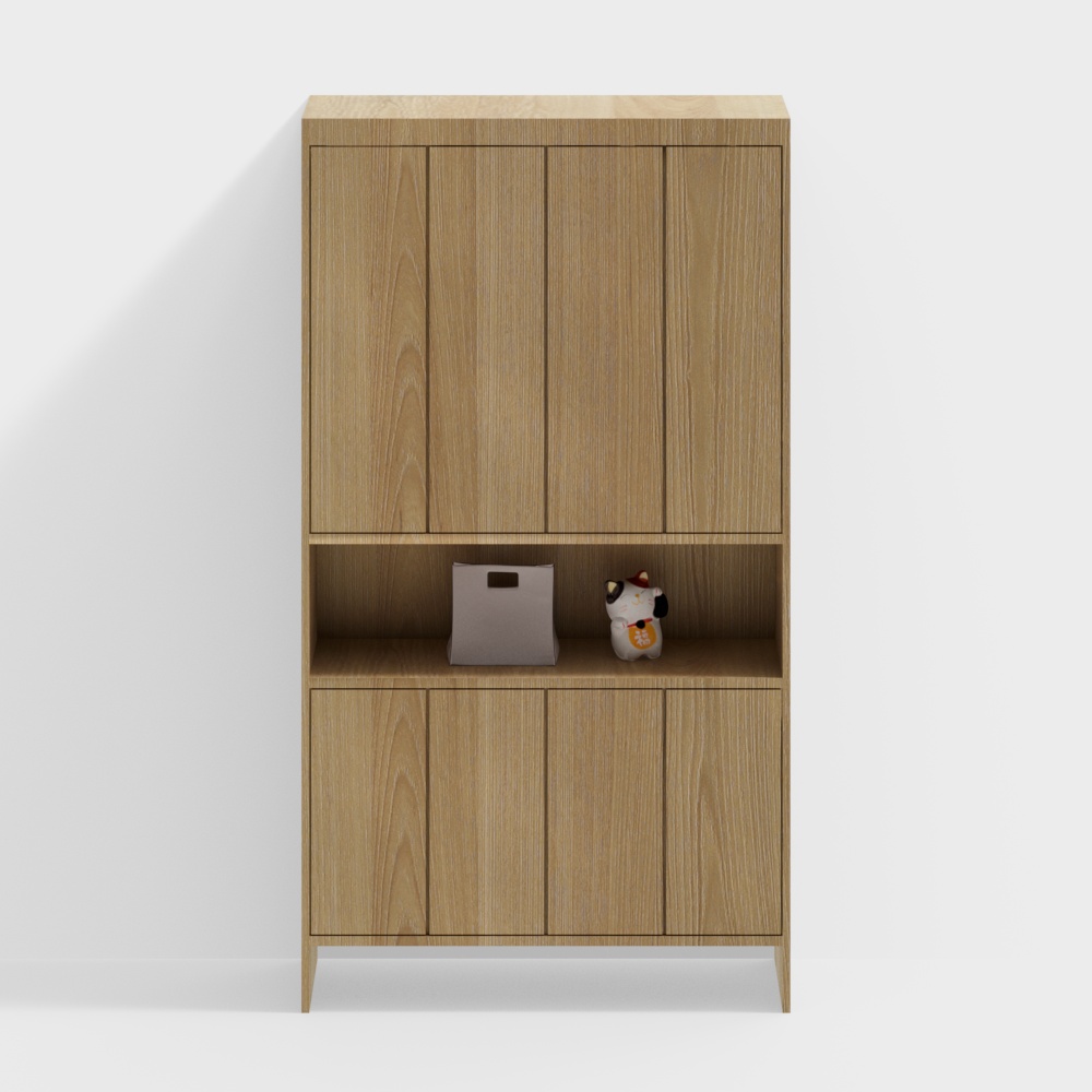 Mueble de entrada de estilo japonés