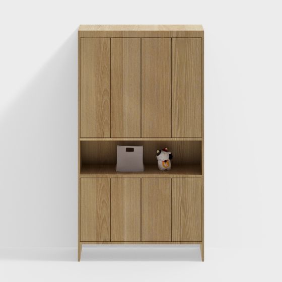 Mueble de entrada de estilo japonés