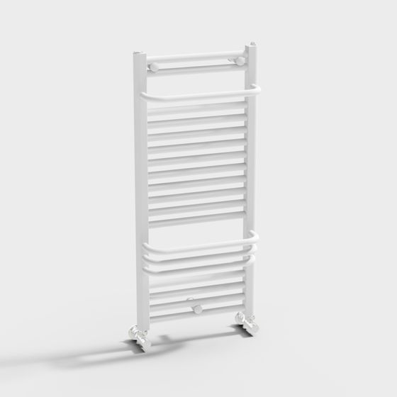 Modern Minimalist Bathroom Towel Rack 3D model