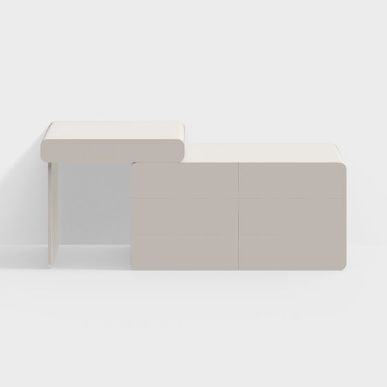 City Corner Side Table 3D model for Contemporary Spaces